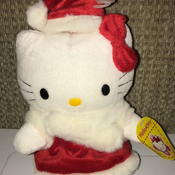 Sanrio Hello Kitty Japan Christmas Santa Clause Stuffed Animal Plush - Picture 1 of 4
